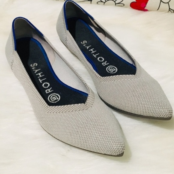 Size 6 Flax Birdseye Rothy's Points - Picture 1 of 8